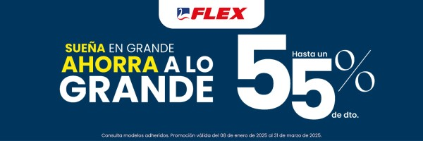 FLEX - Ahorra a lo grande - Hasta un 55% de descuento